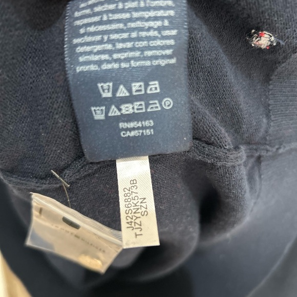 Tommy Hilfiger Stella Blue Red Turtleneck Sweater Christmas Women’s M NWOT - Picture 10 of 10